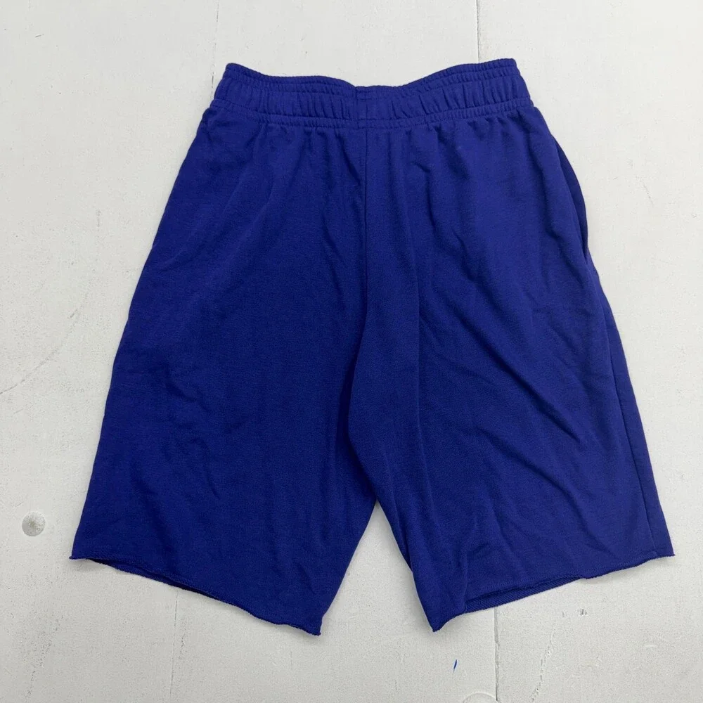 Under Armour Sweat Shorts Mens Small Blue 10 Inch Inseam Rival Terry NWT